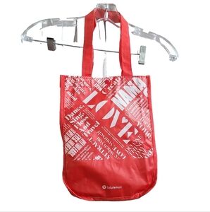 lululemon athletica Vibrant Red Graphic Small Tote